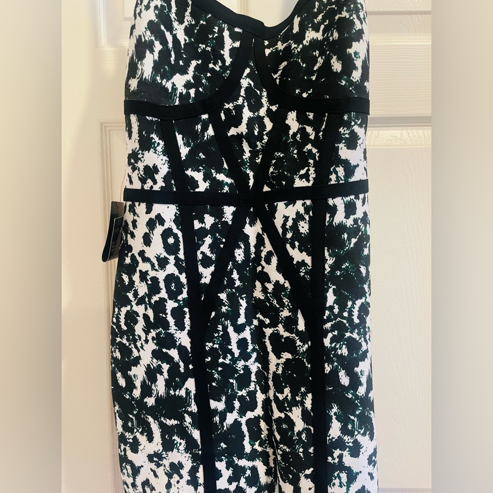 Bebe Leopard Bandage Corset Dress - Picture 3 of 6